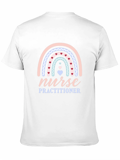 Nurse Practitioner Rainbow Heart T-Shirt