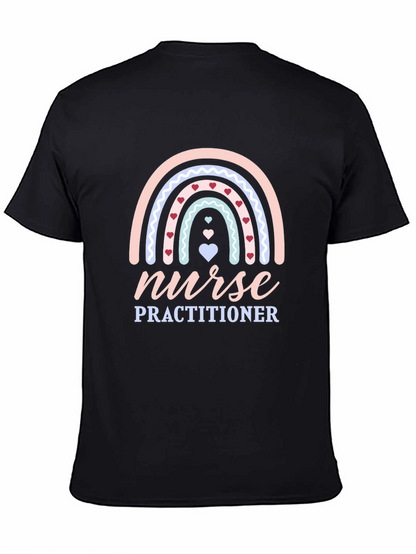 Nurse Practitioner Rainbow Heart T-Shirt