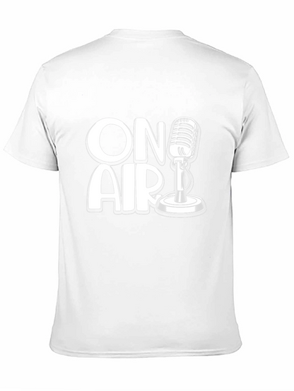 On Air Microphone Graphic T-Shirt