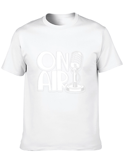 On Air Microphone Graphic T-Shirt