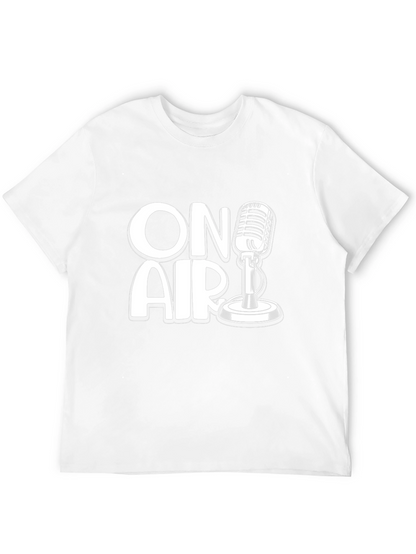 On Air Microphone Graphic T-Shirt