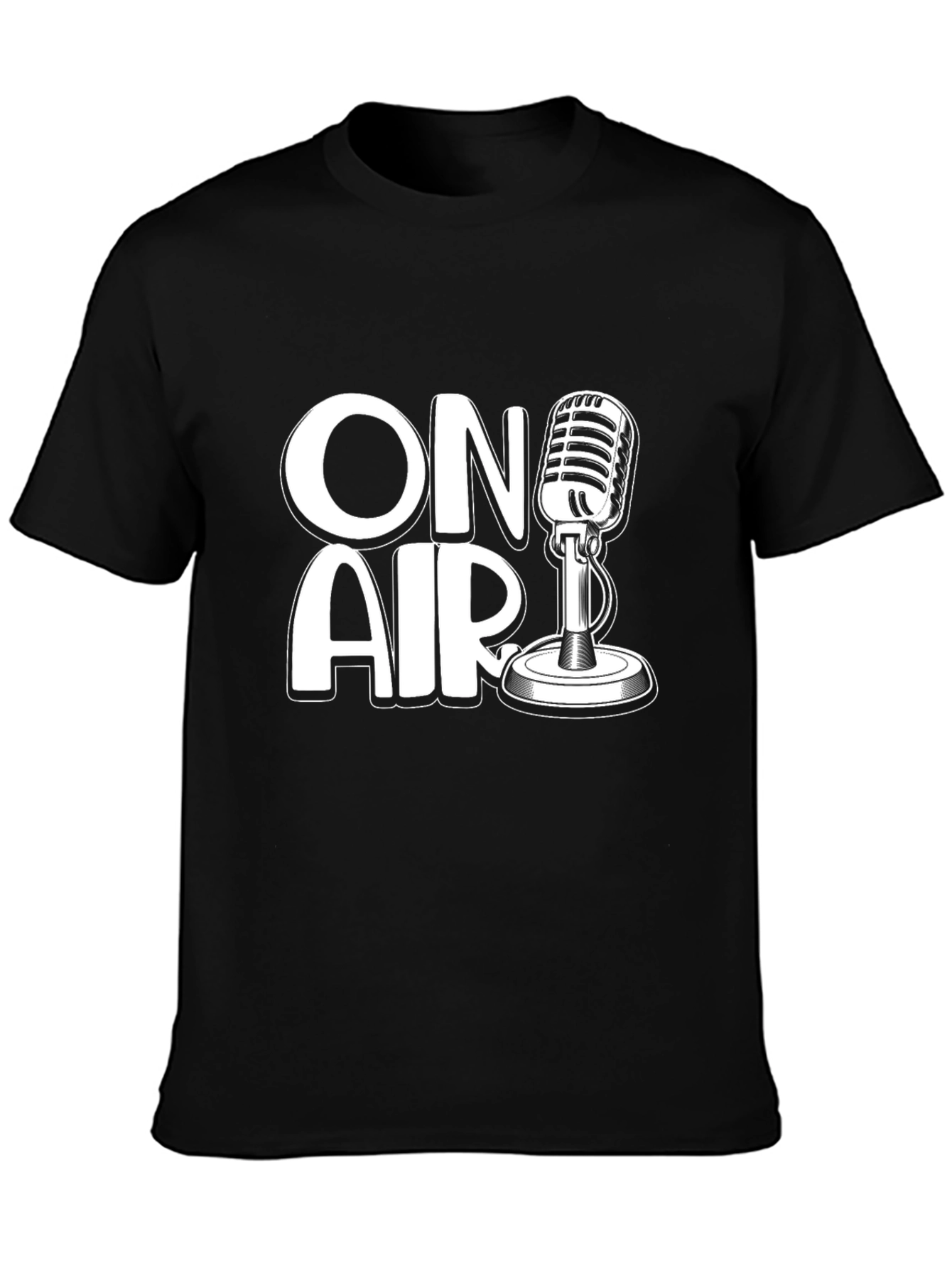 On Air Microphone Graphic T-Shirt