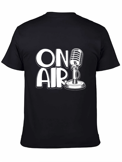 On Air Microphone Graphic T-Shirt