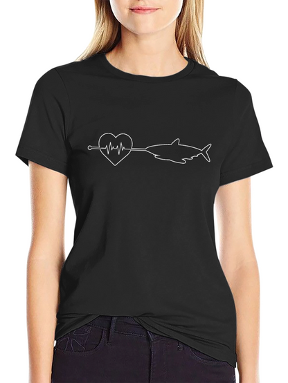 Heartbeat Shark T-Shirt