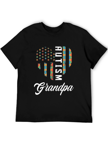 Autism Awareness Grandpa T-Shirt