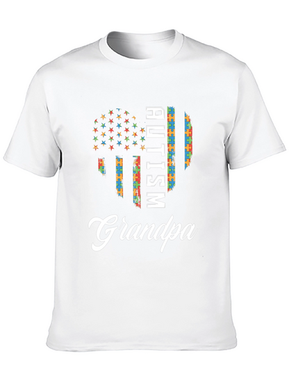 Autism Awareness Grandpa T-Shirt