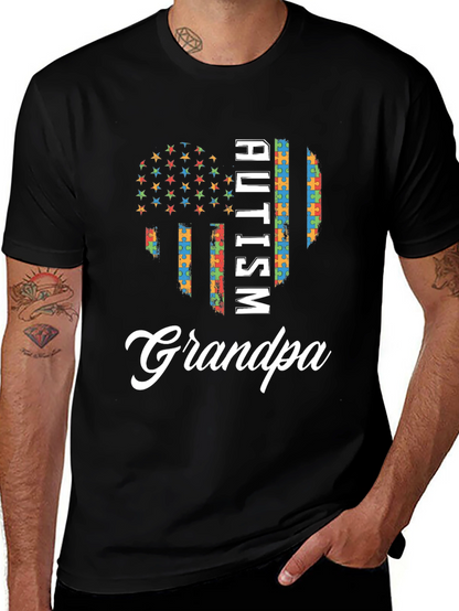 Autism Awareness Grandpa T-Shirt