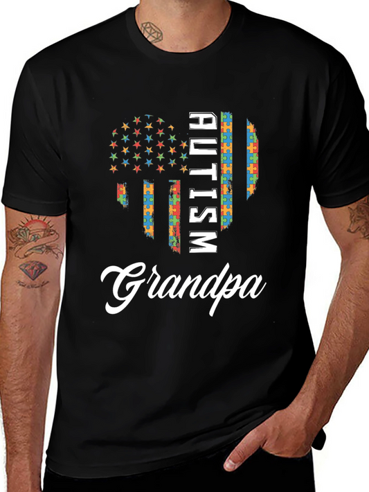 Autism Awareness Grandpa T-Shirt