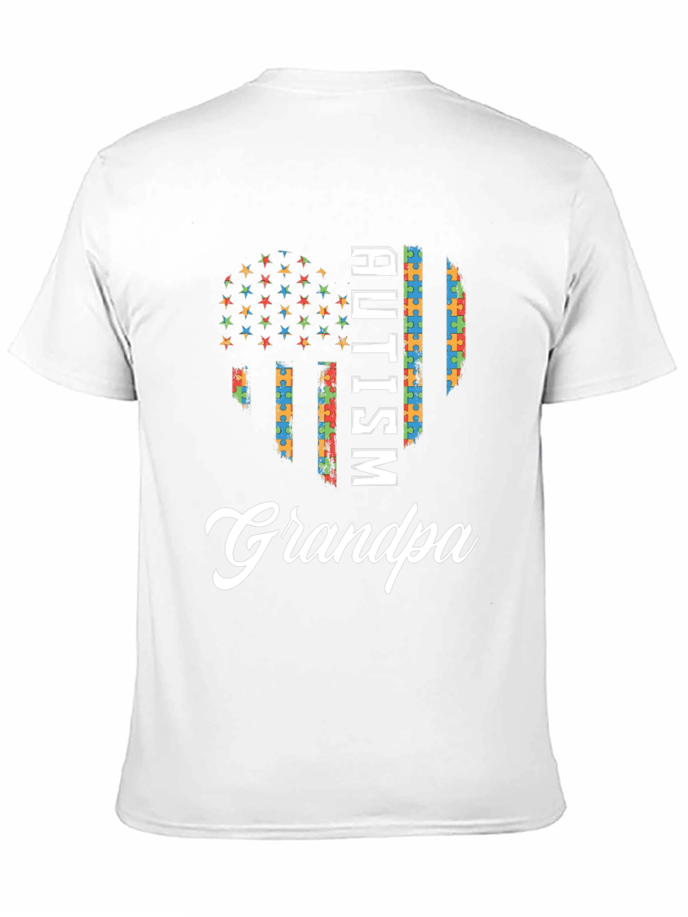 Autism Awareness Grandpa T-Shirt