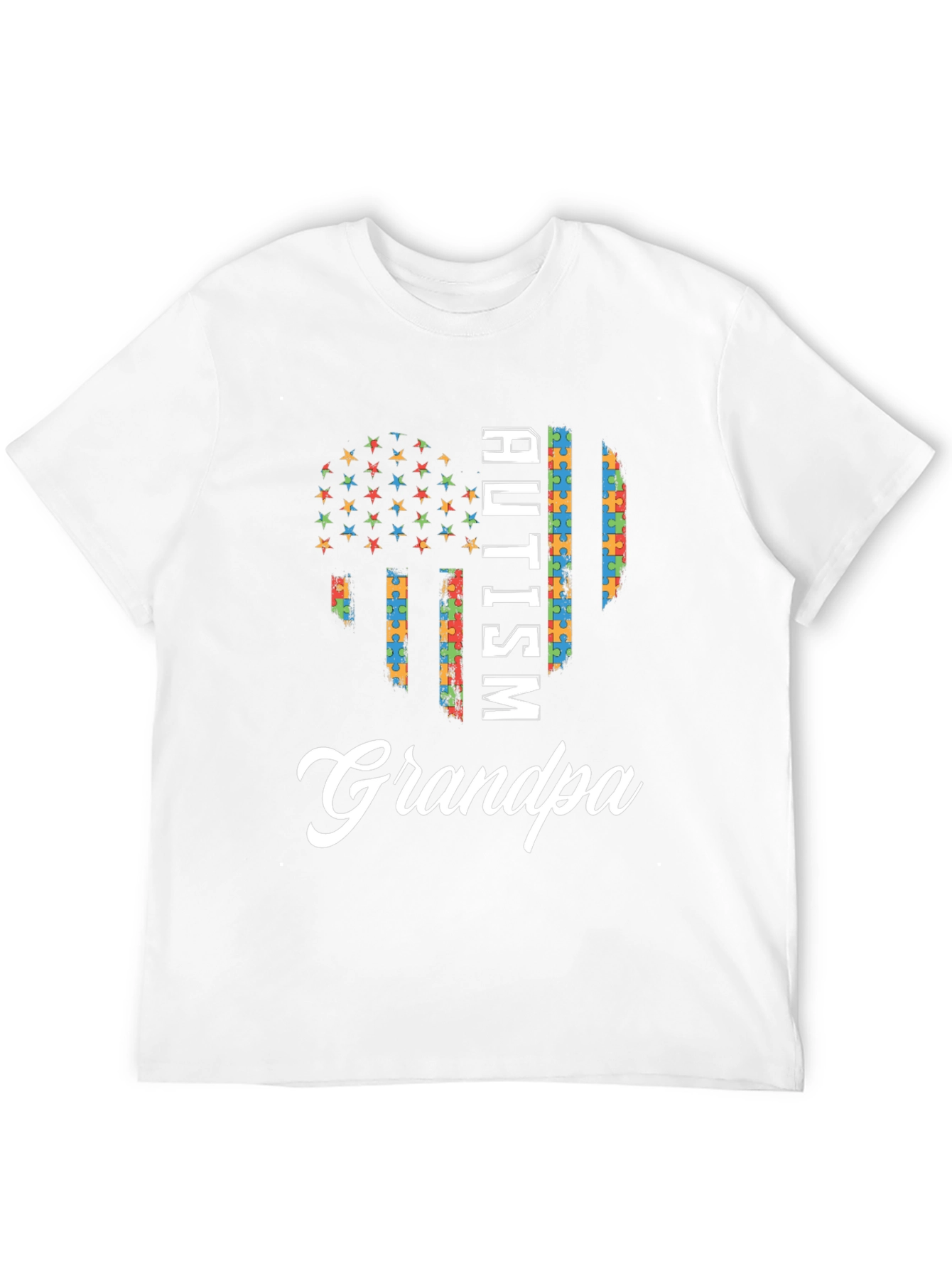 Autism Awareness Grandpa T-Shirt