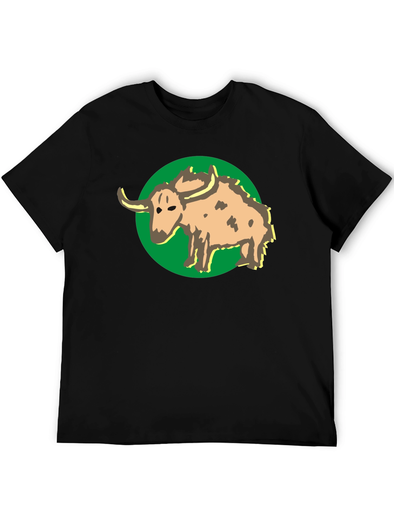 Buffalo Graphic Print Black T-Shirt