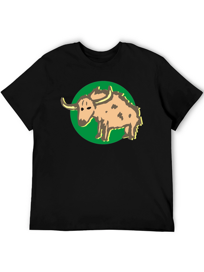Buffalo Graphic Print Black T-Shirt