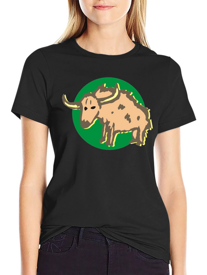 Buffalo Graphic Print Black T-Shirt