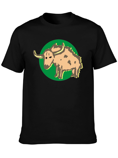 Buffalo Graphic Print Black T-Shirt
