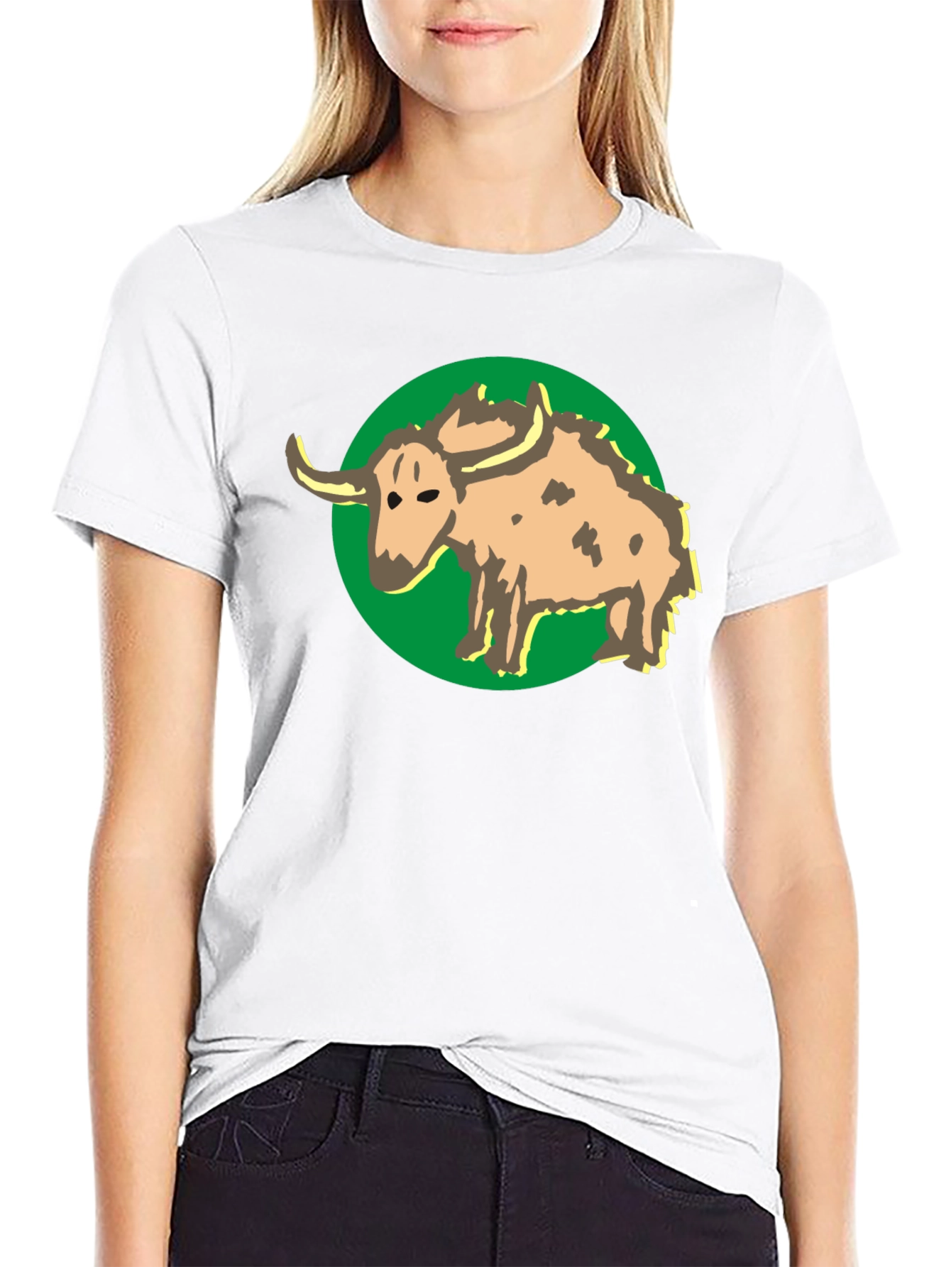 Buffalo Graphic Print Black T-Shirt