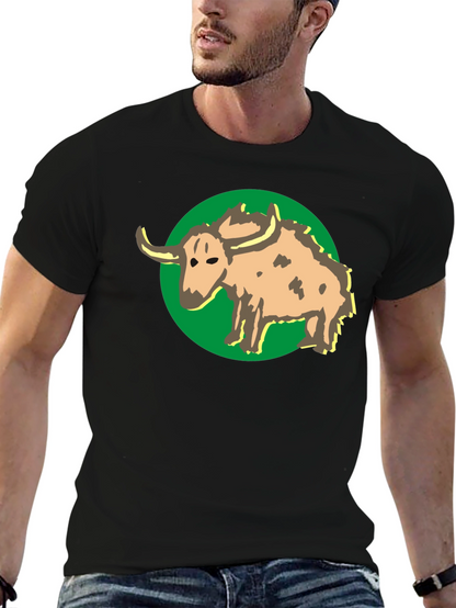 Buffalo Graphic Print Black T-Shirt