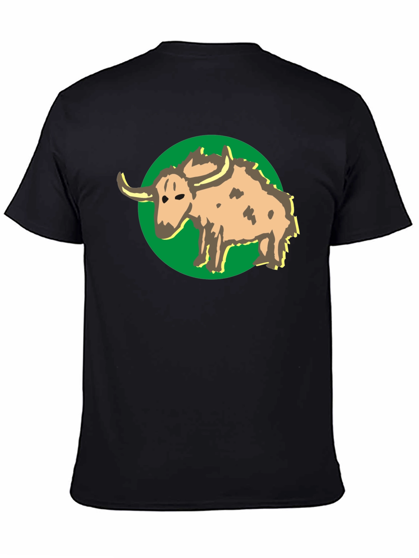 Buffalo Graphic Print Black T-Shirt