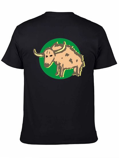 Buffalo Graphic Print Black T-Shirt