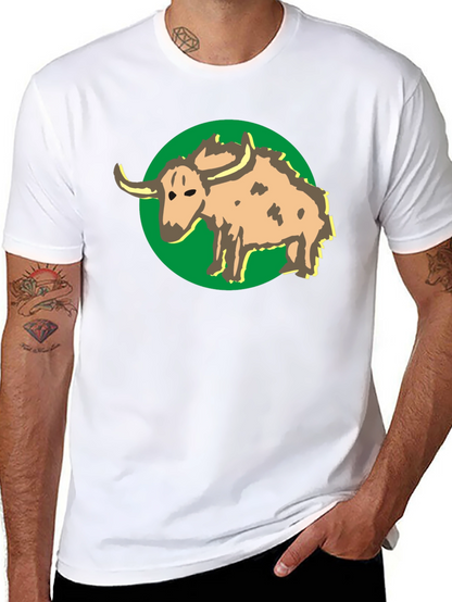 Buffalo Graphic Print Black T-Shirt
