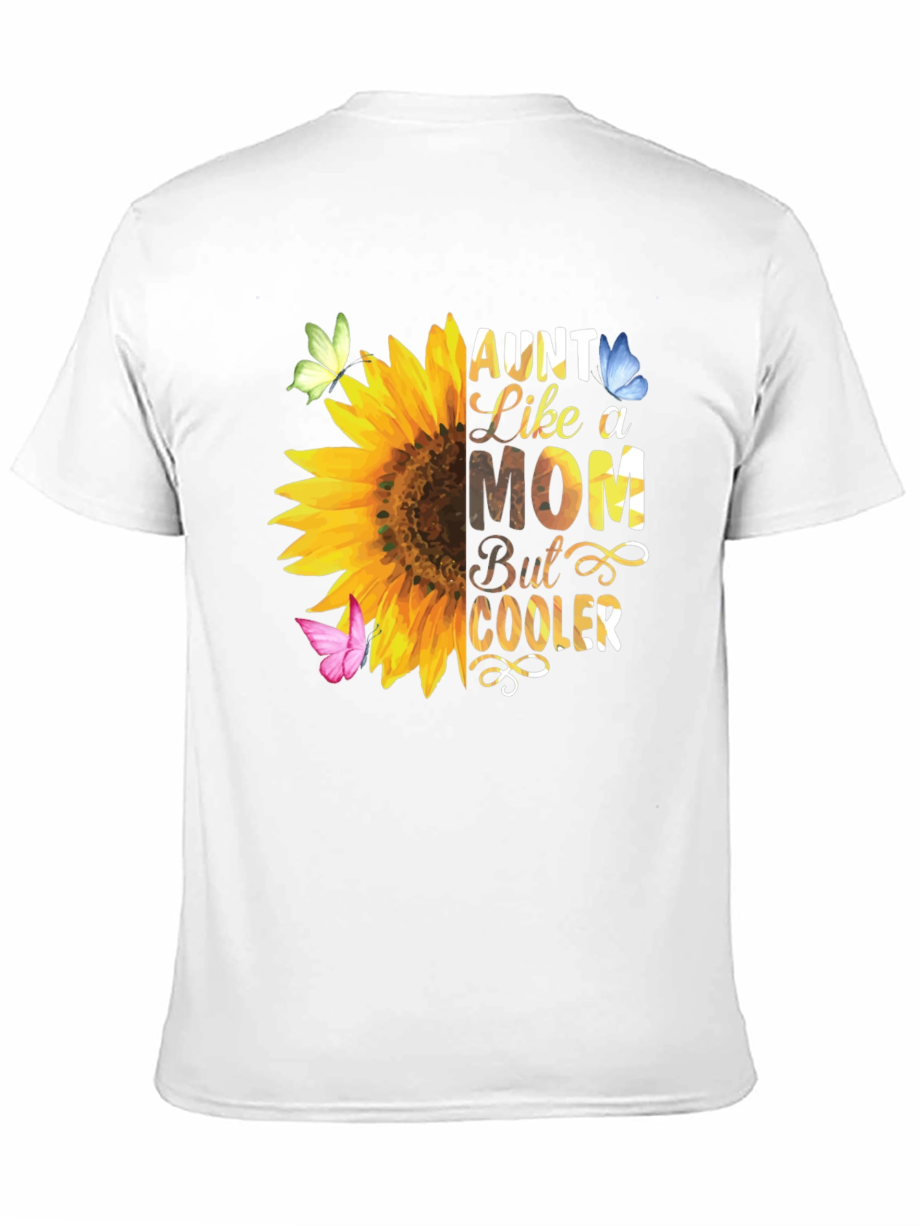 Aunt Like a Mom Sunflower T-Shirt