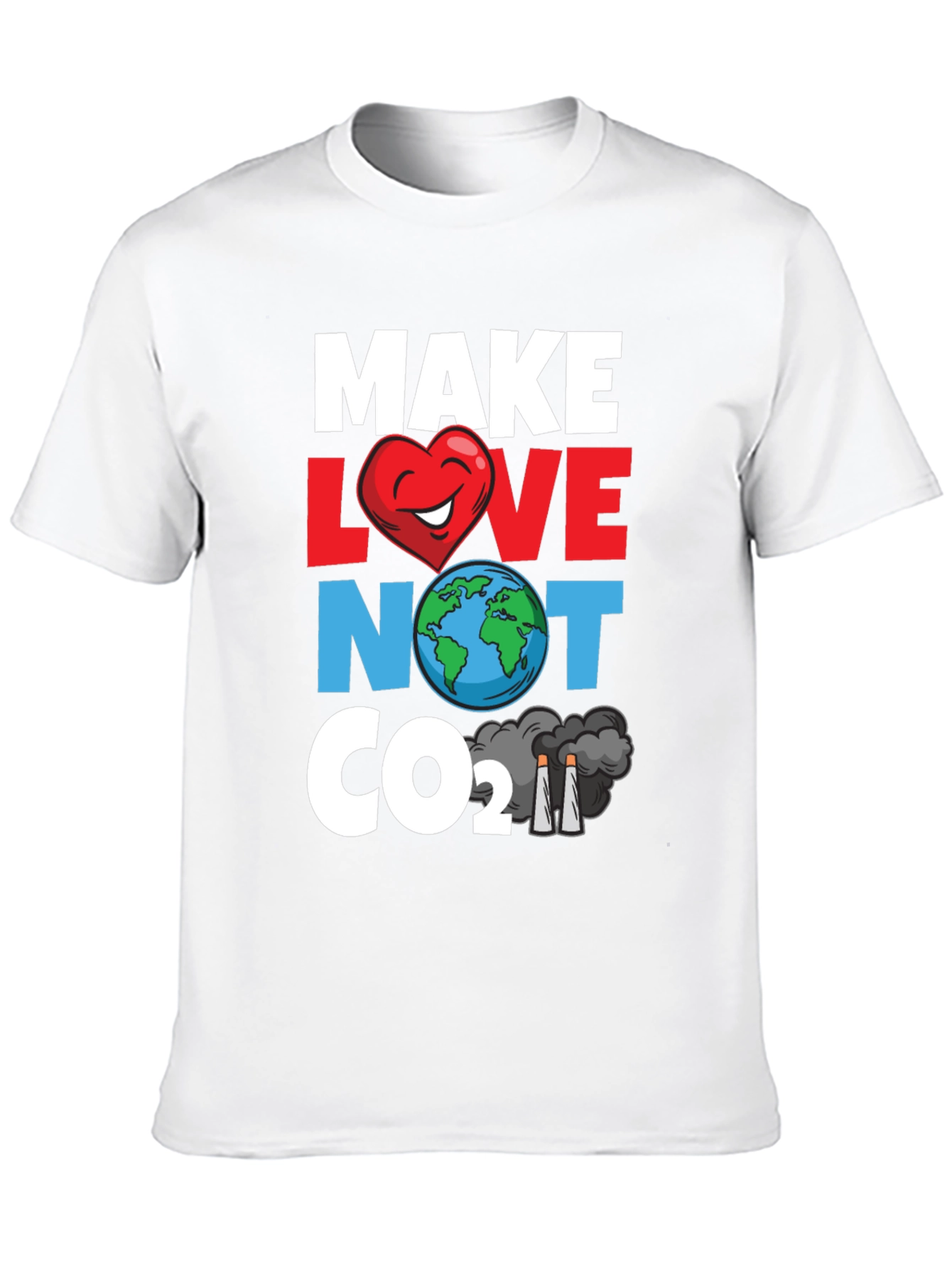 Eco-Friendly Tee: Make Love Not CO2