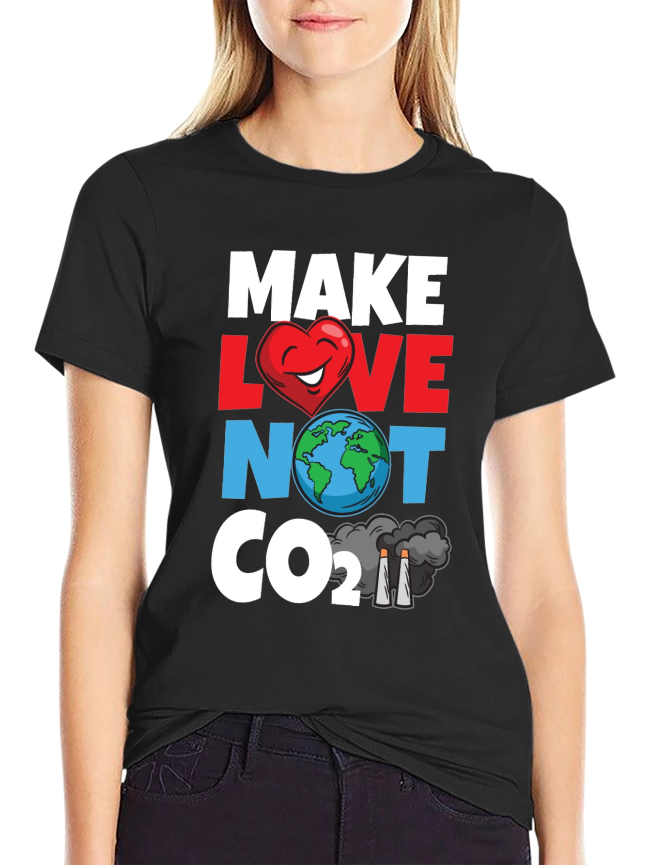 Eco-Friendly Tee: Make Love Not CO2