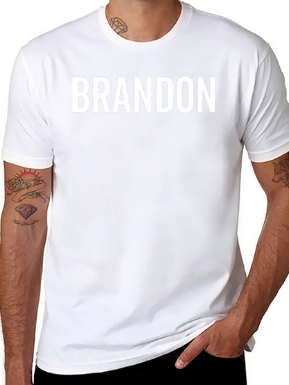 Brandon T-Shirt - Classic Crew Neck Tee