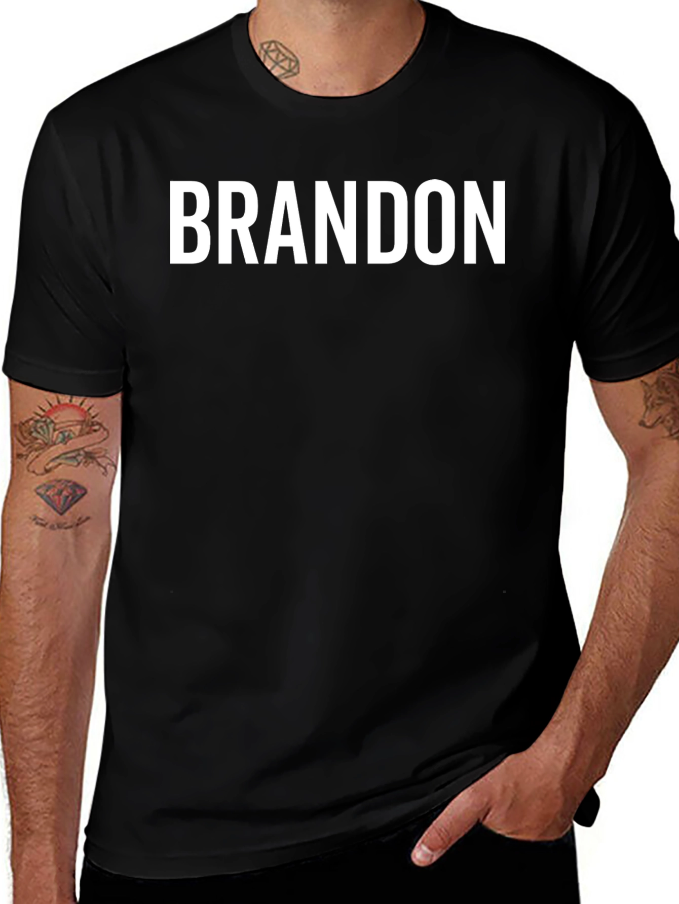 Brandon T-Shirt - Classic Crew Neck Tee