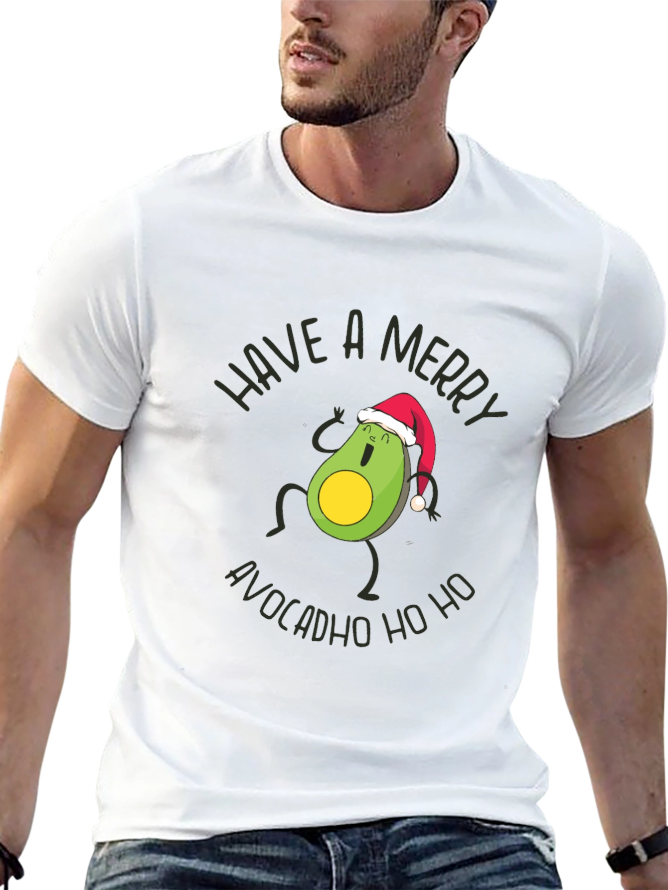 Merry AvocadHO HO Christmas T-Shirt