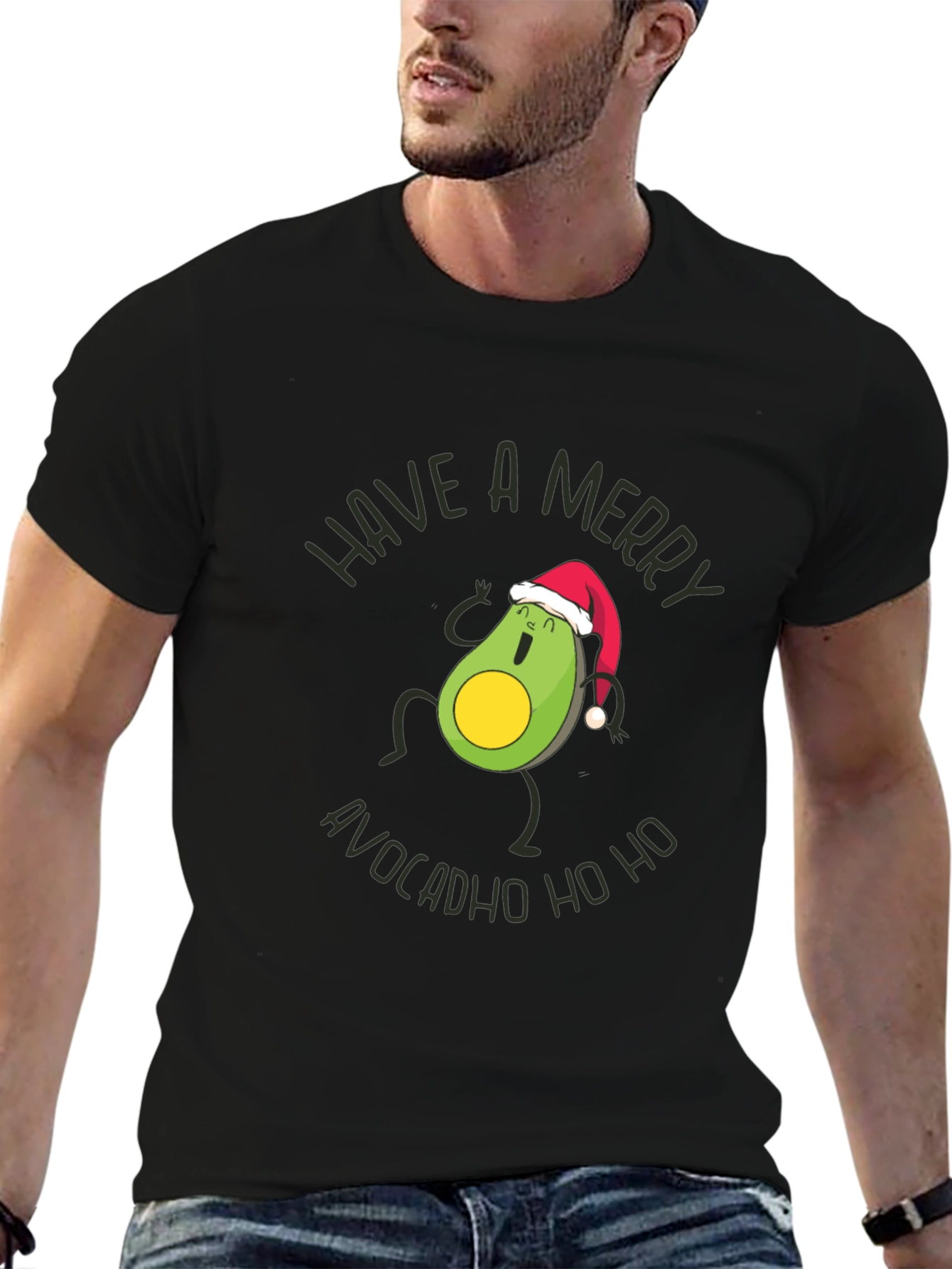 Merry AvocadHO HO Christmas T-Shirt