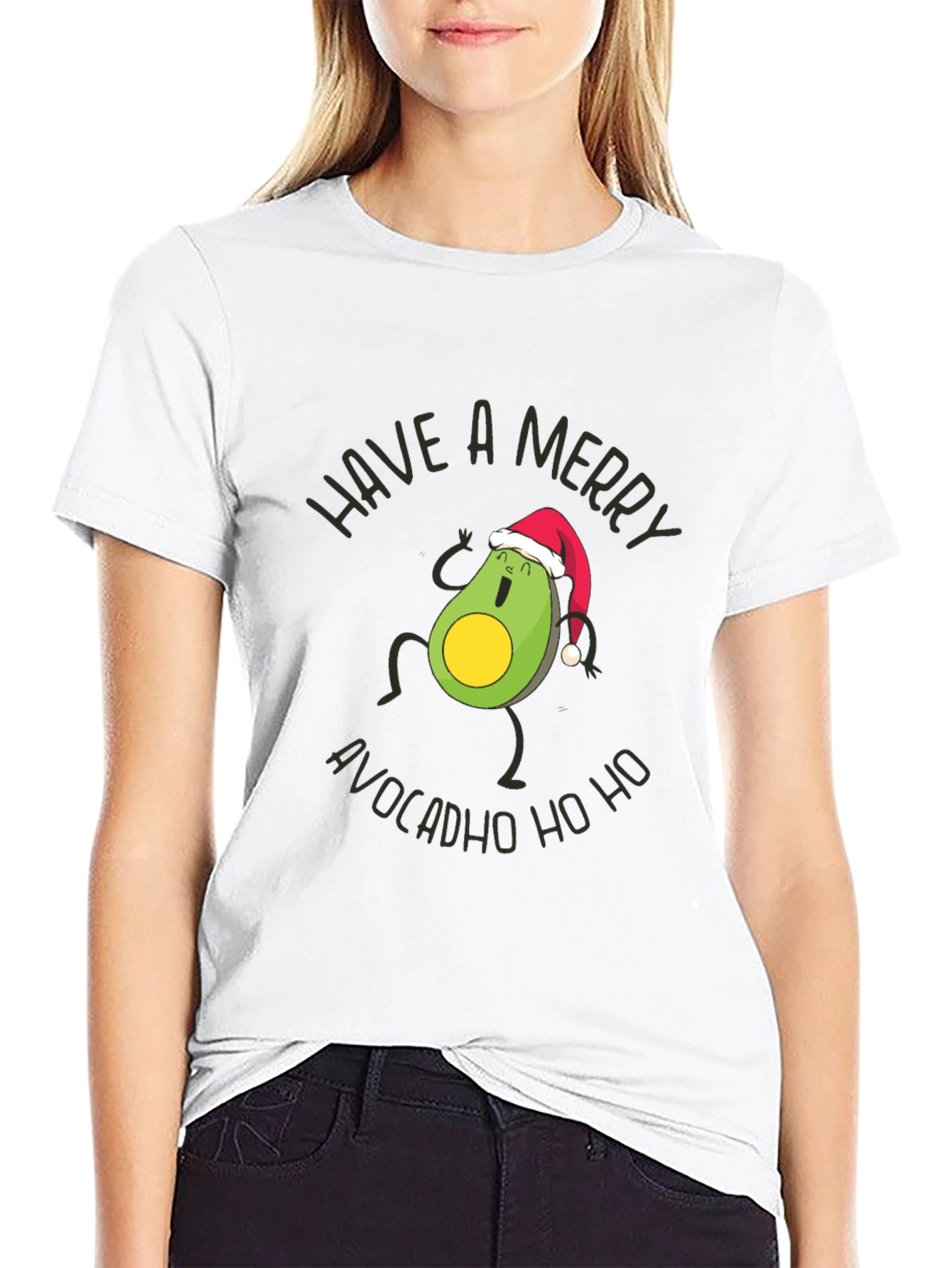 Merry AvocadHO HO Christmas T-Shirt