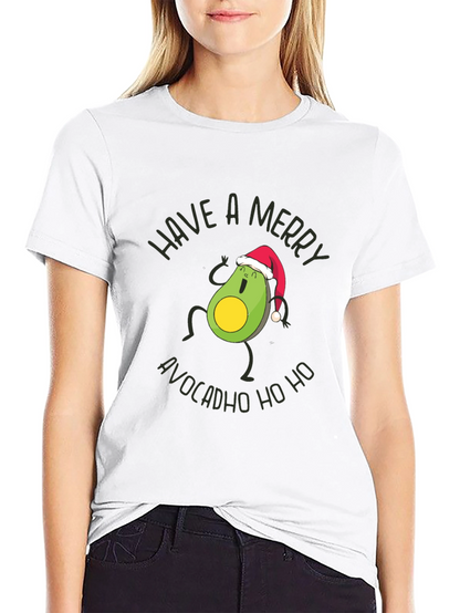 Merry AvocadHO HO Christmas T-Shirt