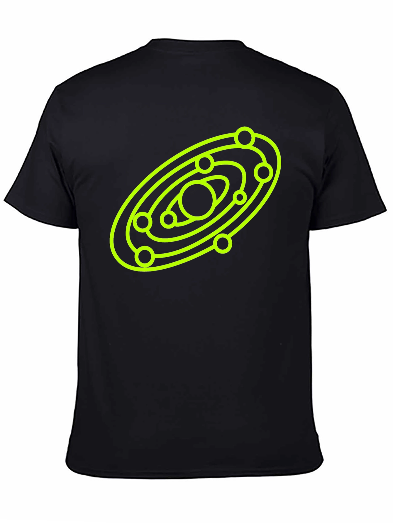 Cosmic Orbit Graphic Tee - Black