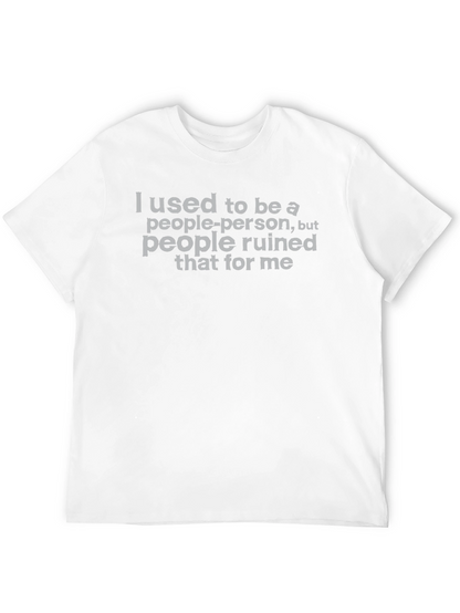 I Used To Be A People Person Graphic Tee