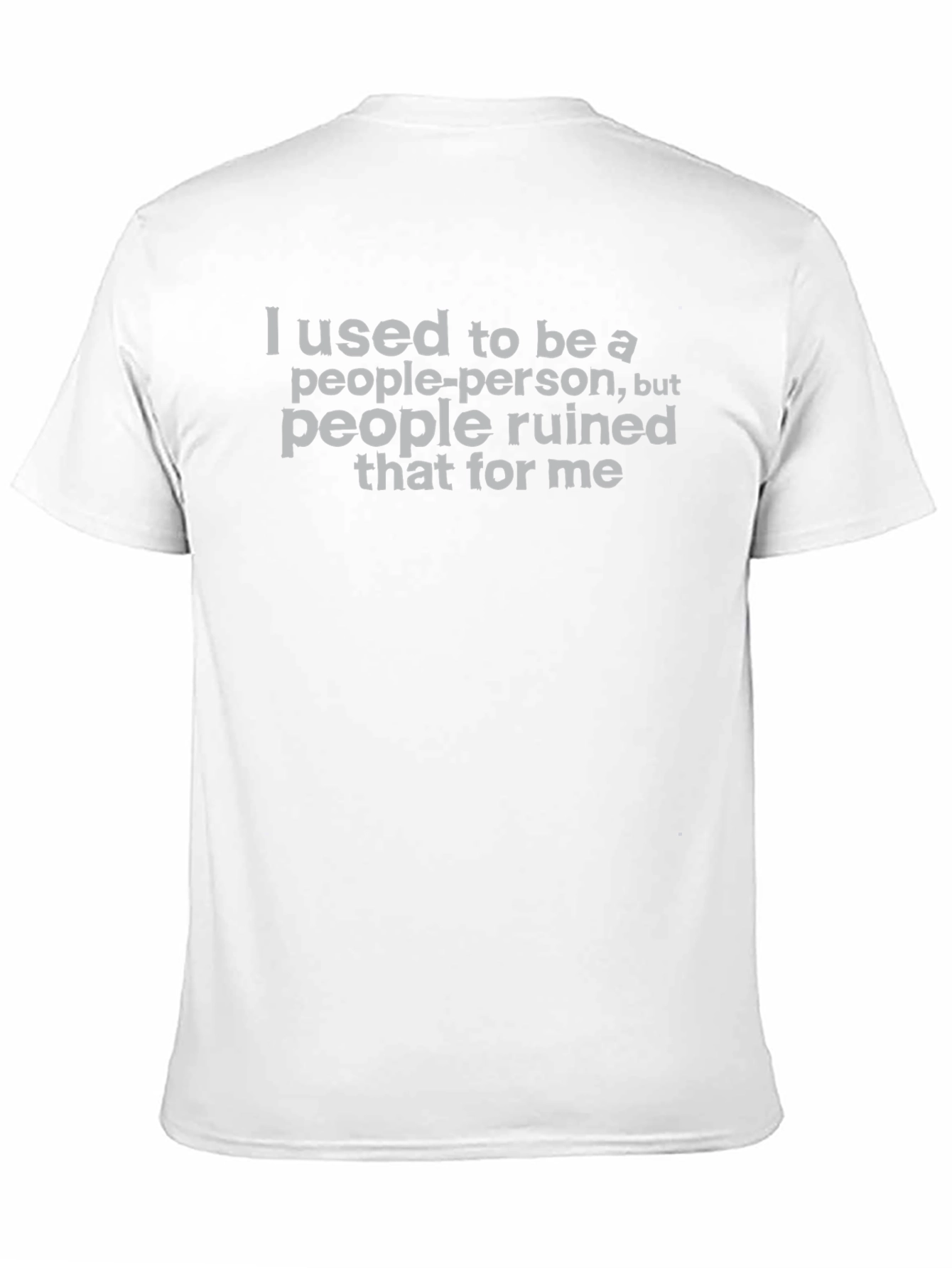 I Used To Be A People Person Graphic Tee