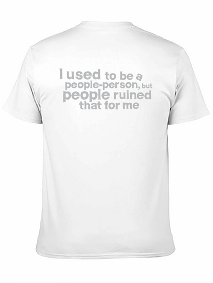 I Used To Be A People Person Graphic Tee