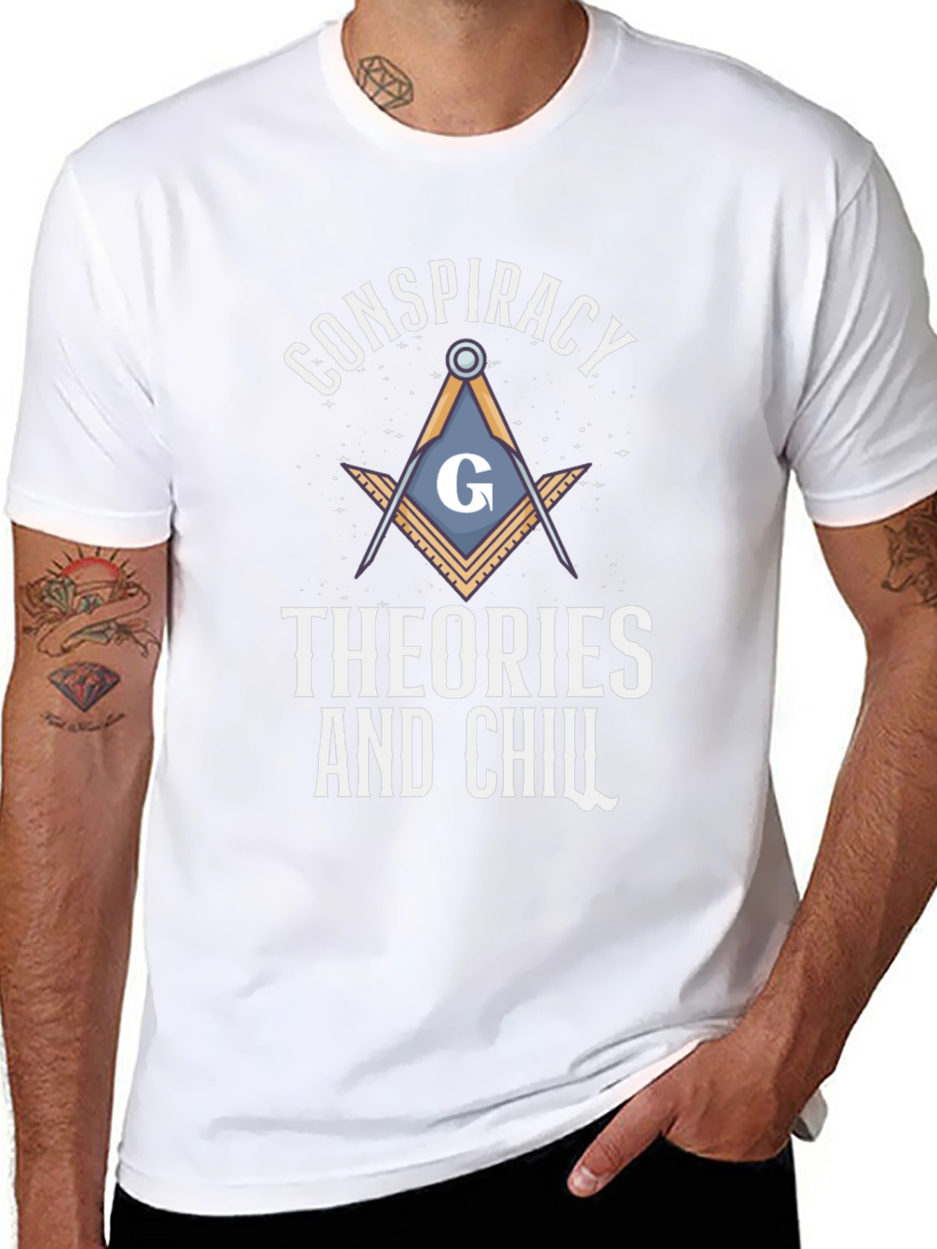 Conspiracy Theories and Chill Graphic Tee