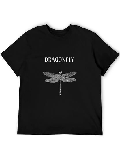 Dragonfly Graphic Print T-Shirt