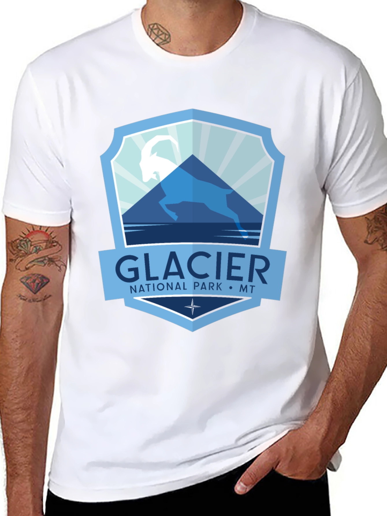 Glacier National Park T-Shirt - Montana Souvenir Tee