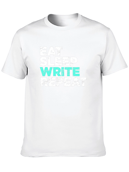 Eat Sleep Write Repeat T-Shirt - Writer Gift