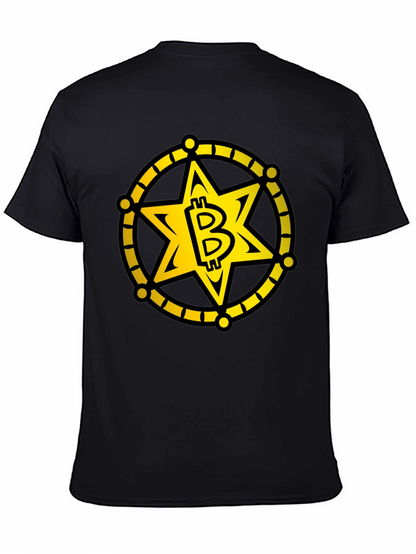 Bitcoin Sheriff Star T-Shirt - Crypto Tee