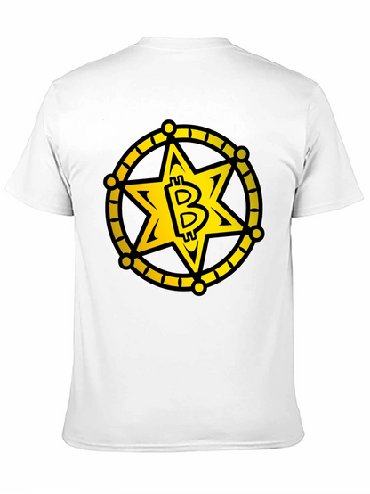 Bitcoin Sheriff Star T-Shirt - Crypto Tee