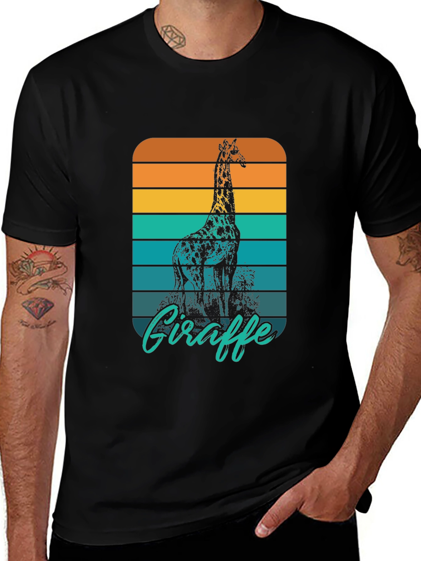Retro Giraffe T-Shirt