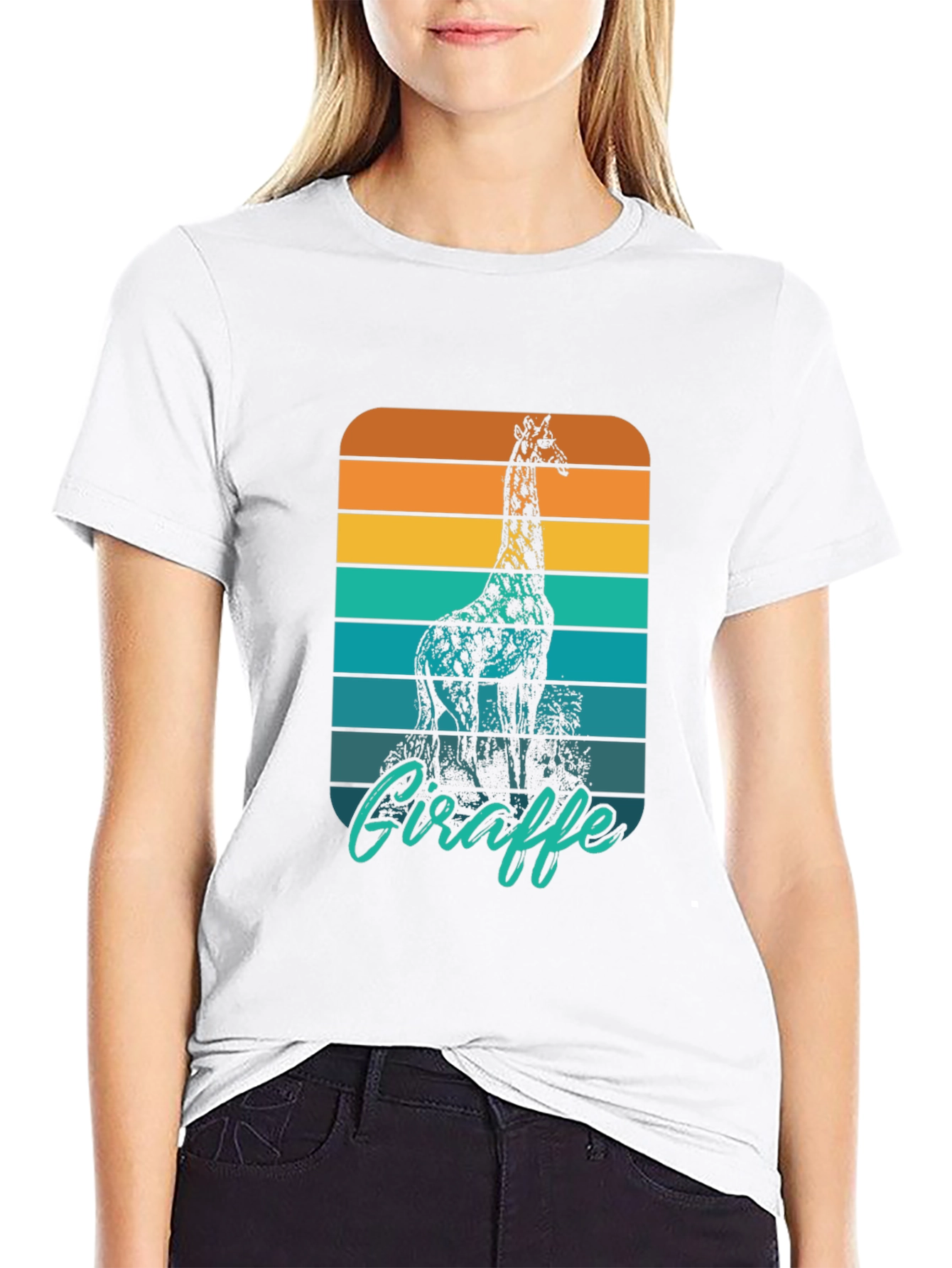 Retro Giraffe T-Shirt