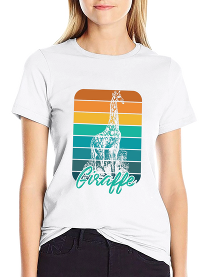 Retro Giraffe T-Shirt