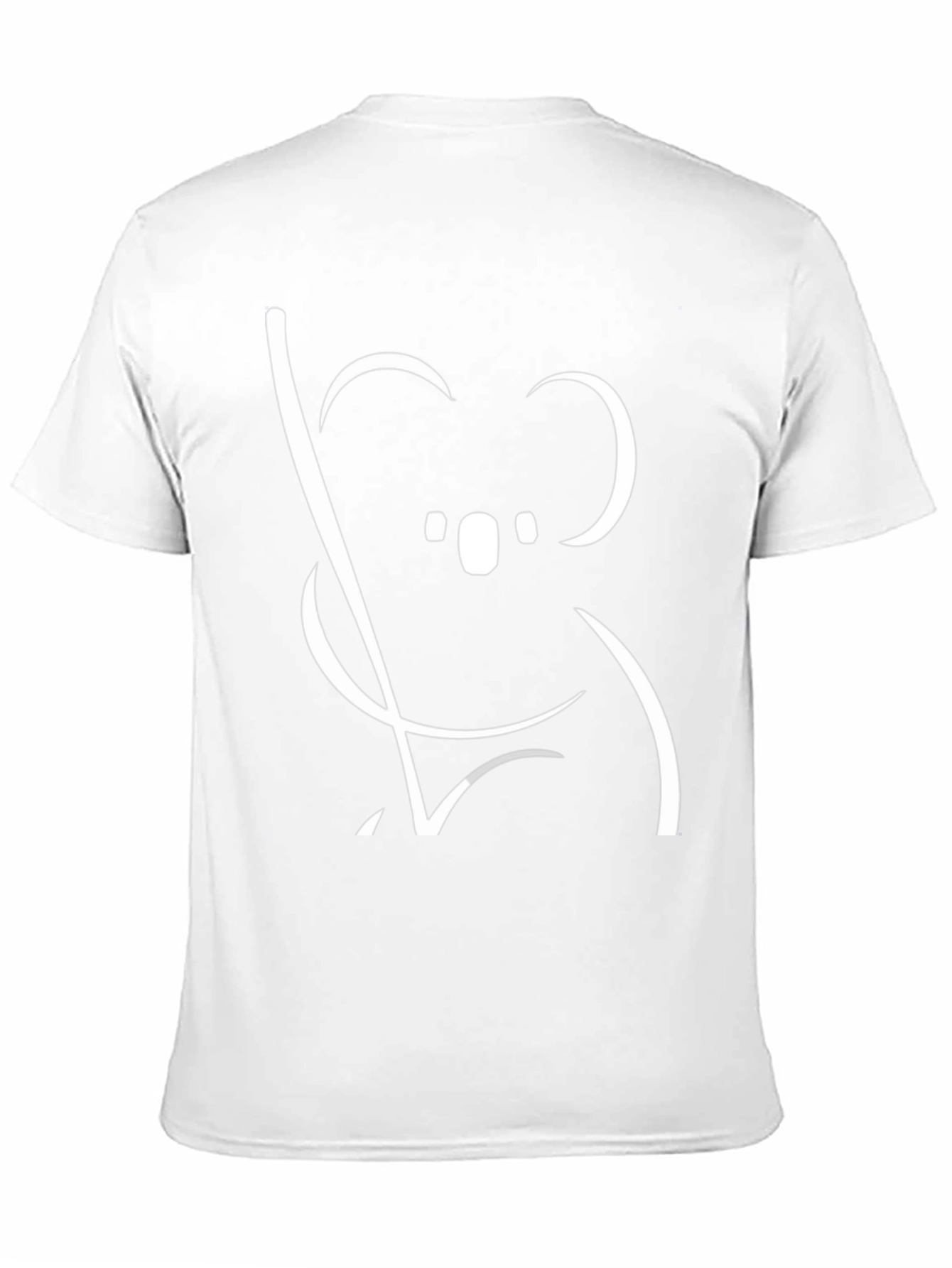 Koala Graphic Tee - Black Cotton T-Shirt