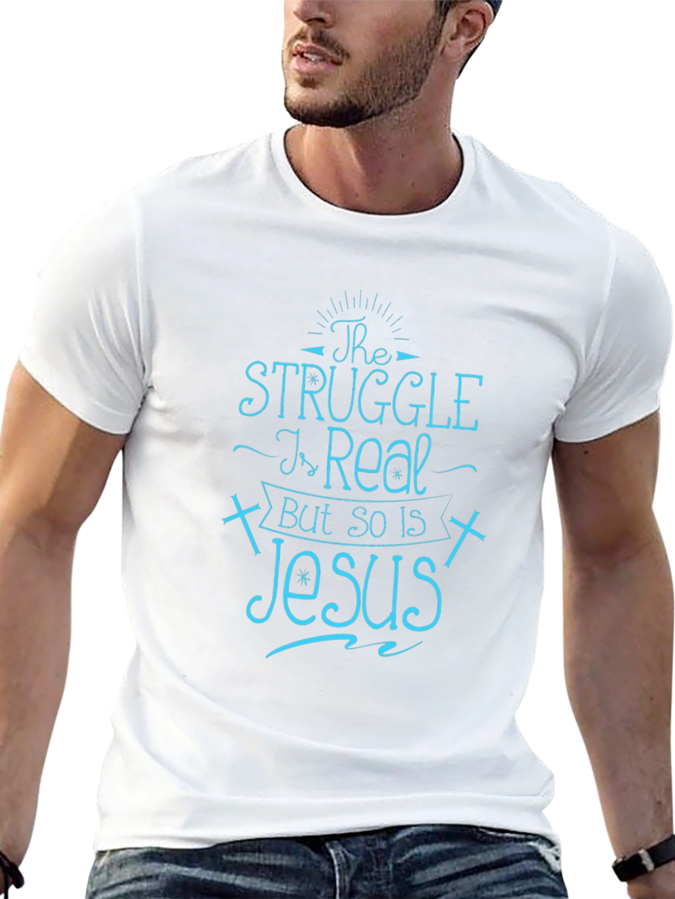 The Struggle Is Real But So Is Jesus T-Shirt