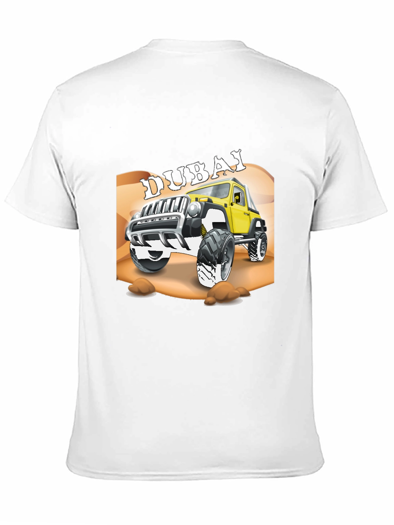 Dubai Jeep T-Shirt - Off-Road Adventure Tee
