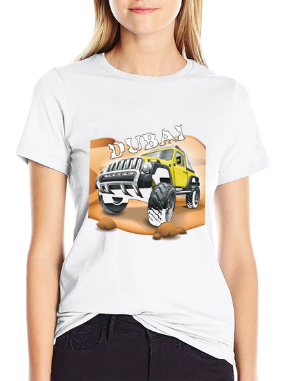 Dubai Jeep T-Shirt - Off-Road Adventure Tee