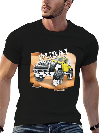 Dubai Jeep T-Shirt - Off-Road Adventure Tee